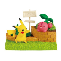 Authentic Pokemon figures re-ment Pokemon garden afternoon sunshine